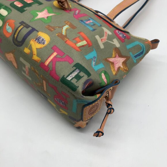 Dooney & Bourke Green Pebbled Grain leather Doodle Shoulder Bag - Picture 6 of 11